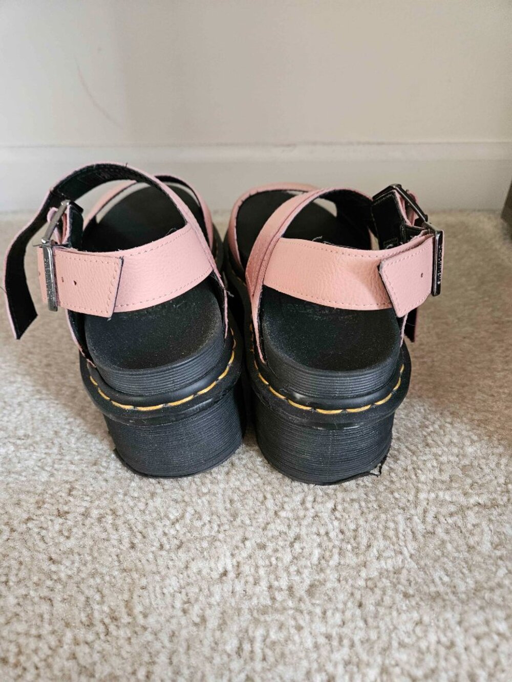 Dr. Martens, Doc Martens | Women's Voss Quad Platform Sandal Pink | W8 - Picture 5 of 6